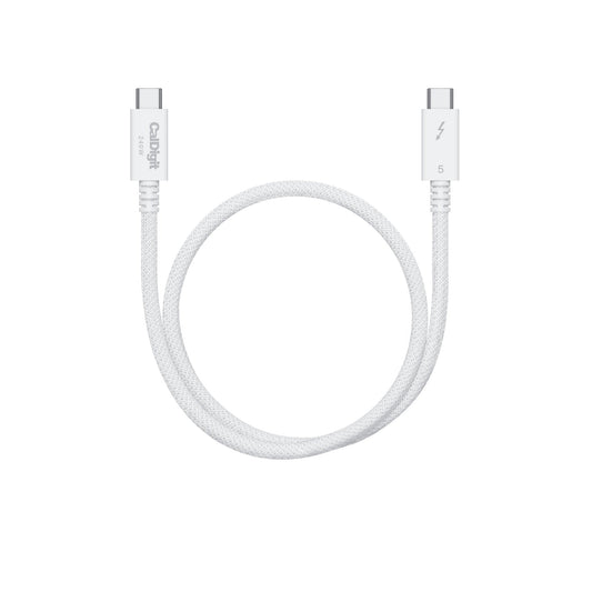 開箱產品 | Thunderbolt 5 (USB-C) Pro 白色編織連接線 (0.5公尺)
